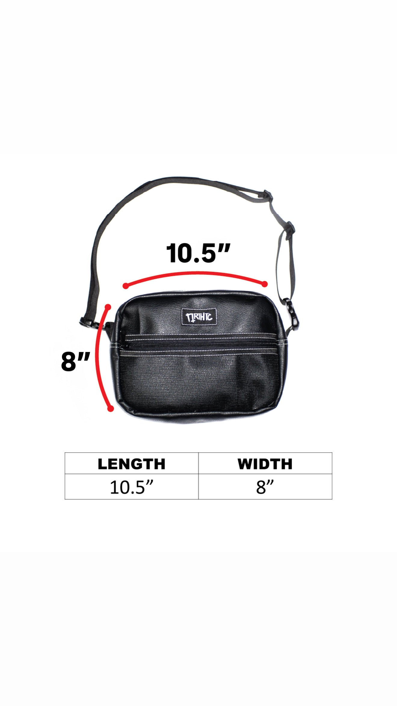 MIDNIGHT LEATHER - CROSS BAG