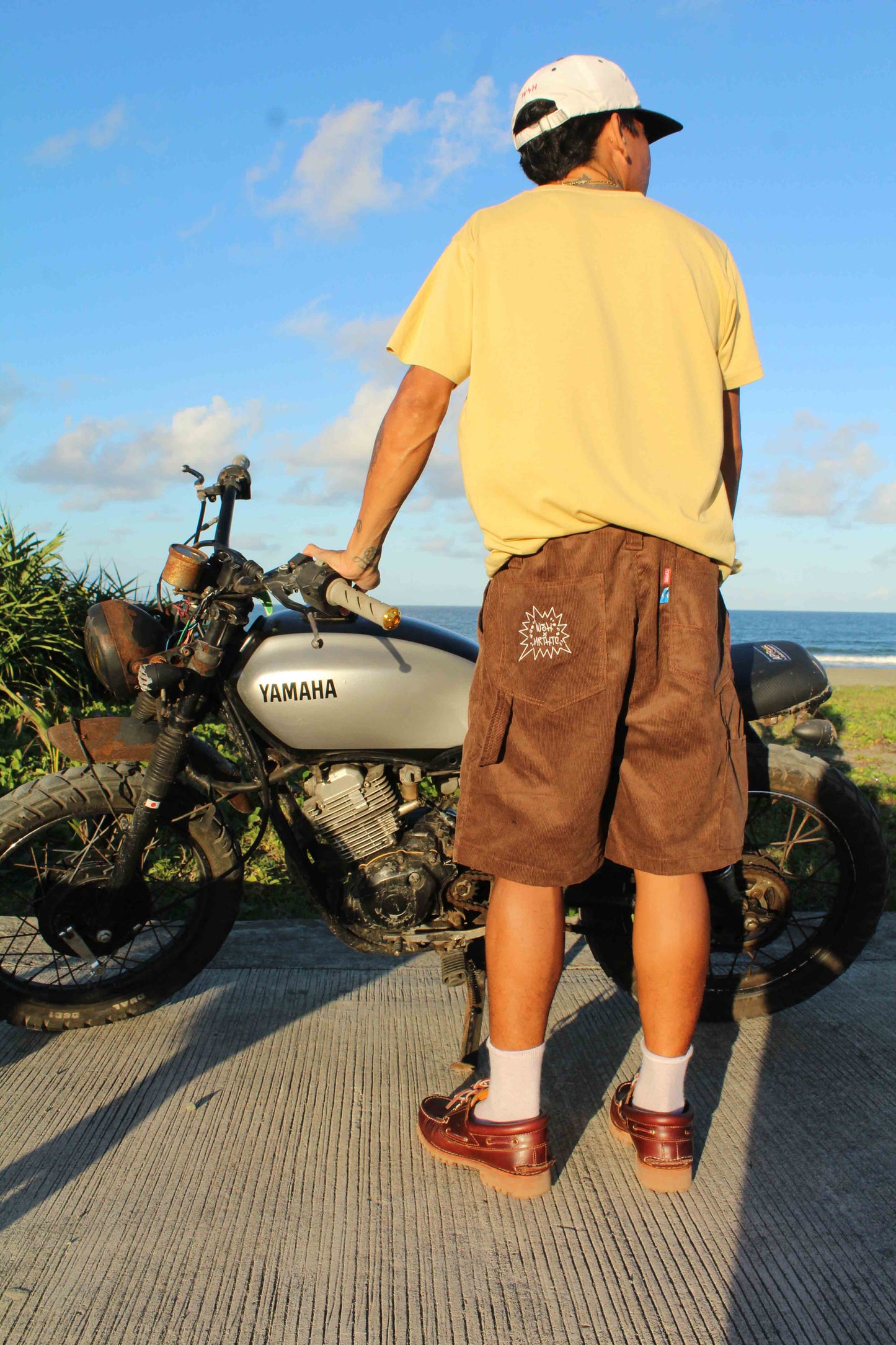 WSH 13 x NARTHATIC - WORK SHORTS - Brown