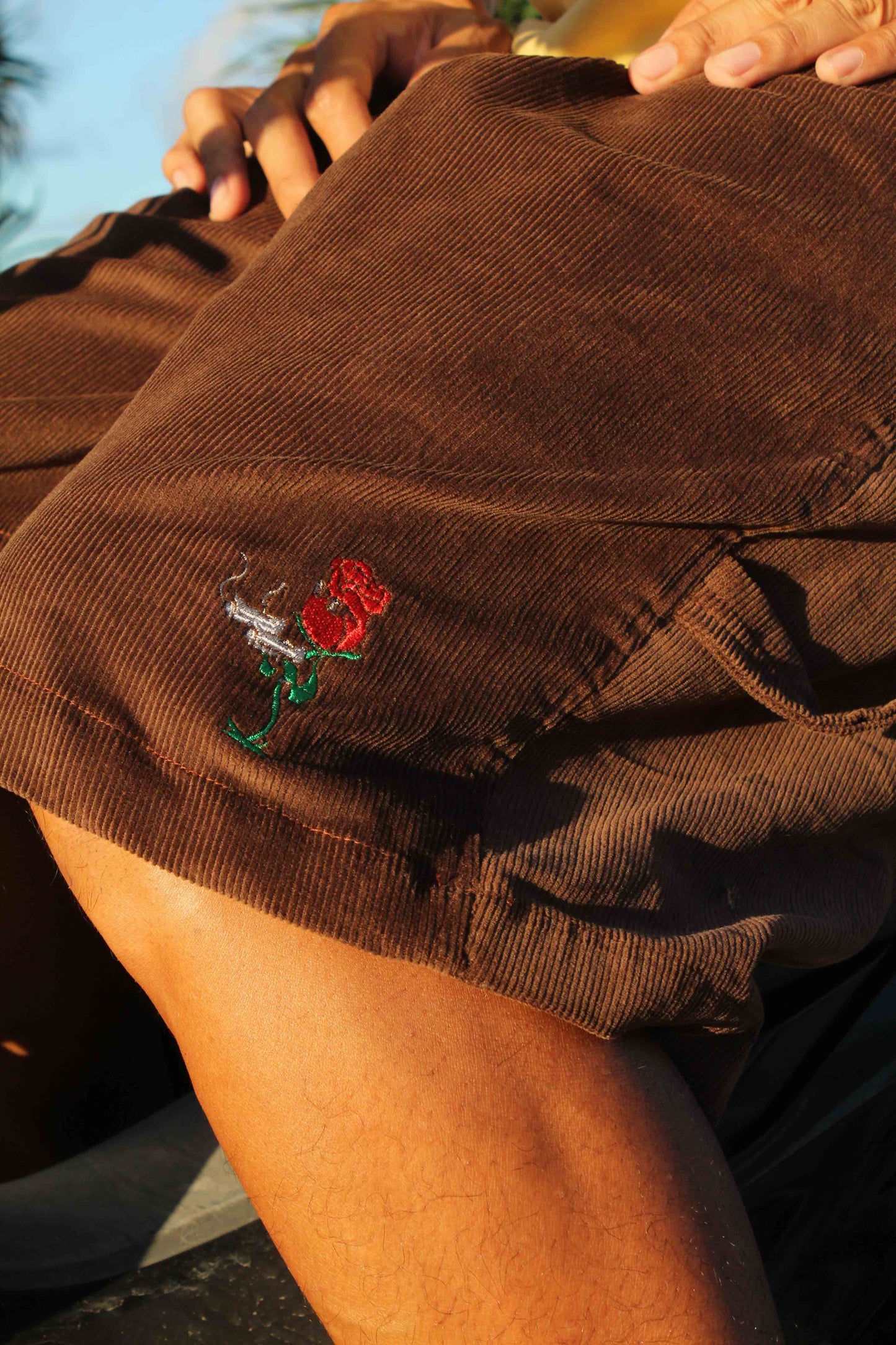 WSH 13 x NARTHATIC - WORK SHORTS - Brown