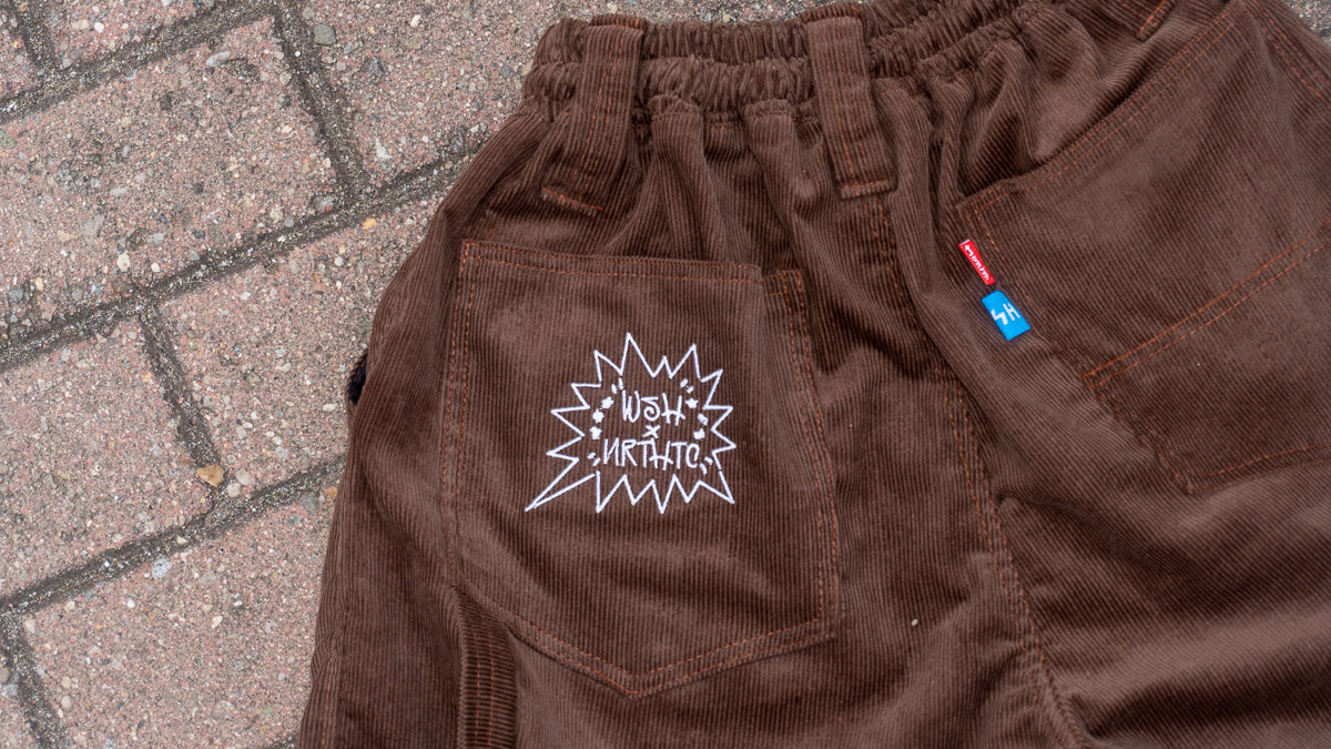WSH 13 x NARTHATIC - WORK SHORTS - Brown