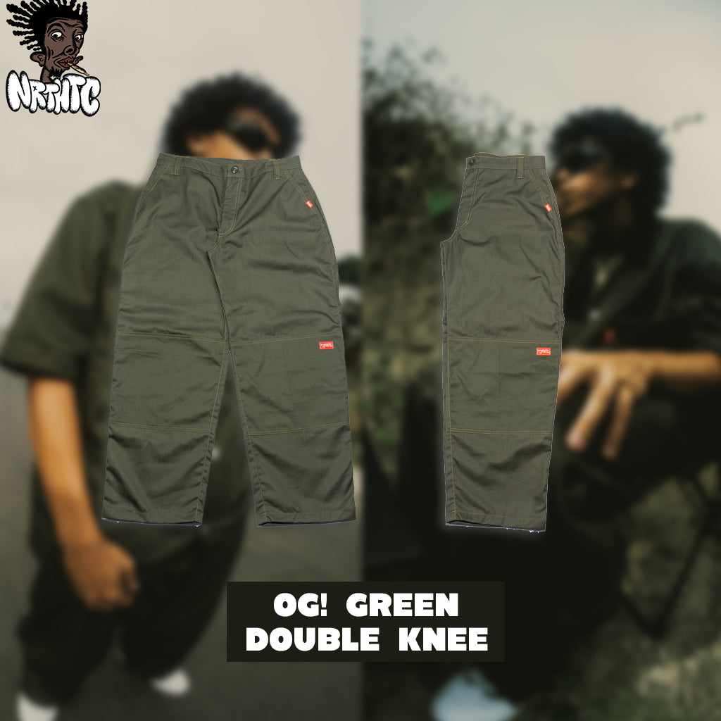 DKNEE- ARMY GREEN -ZIPPER