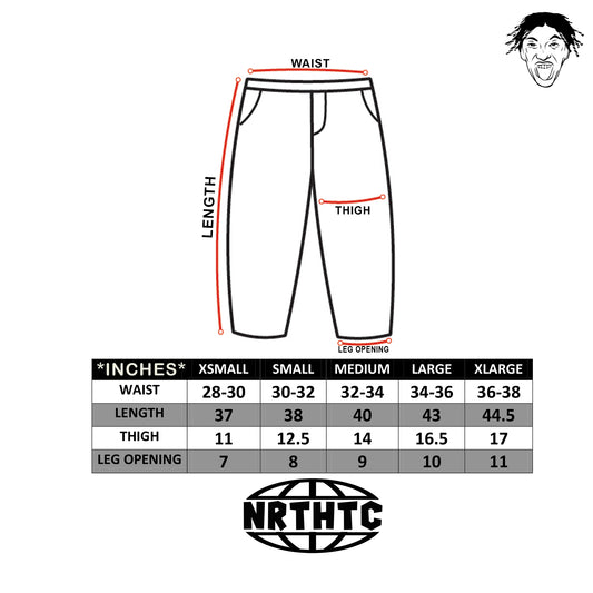 CARGO PANTS - GARTER - BLACK