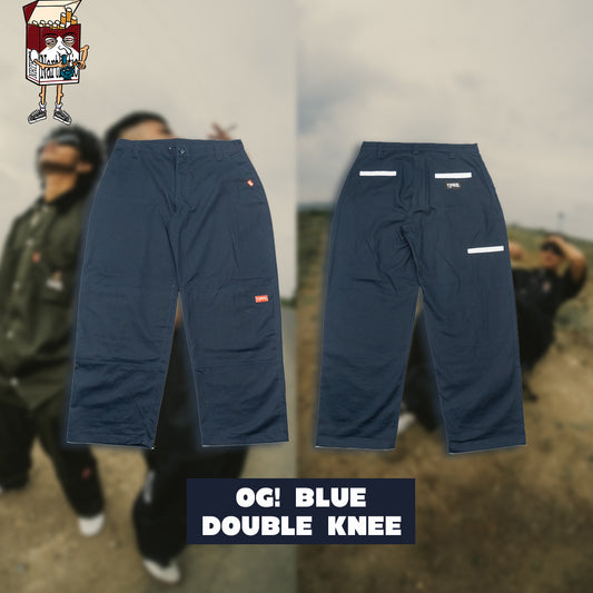 DKNEE- NAVY BLUE -ZIPPER