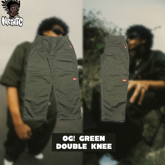 DKNEE- ARMY GREEN -ZIPPER